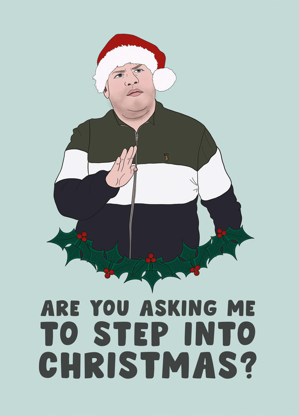 Step Into Christmas Card