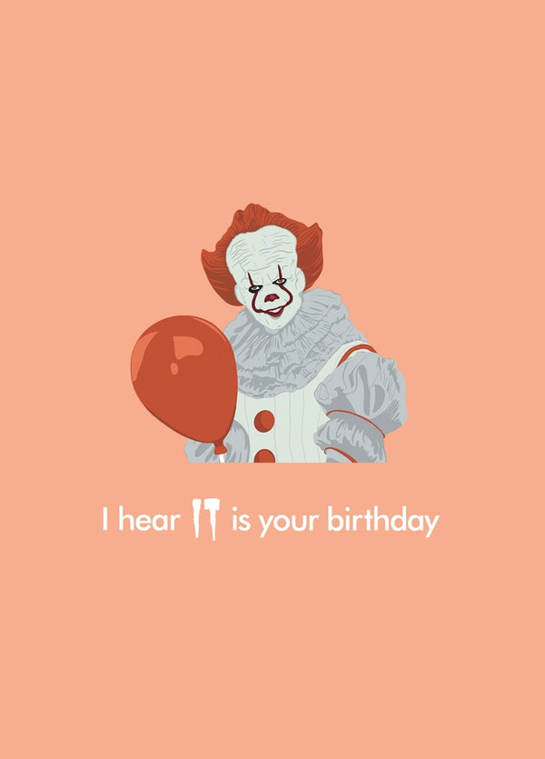Pennywise - IT Birthday Card