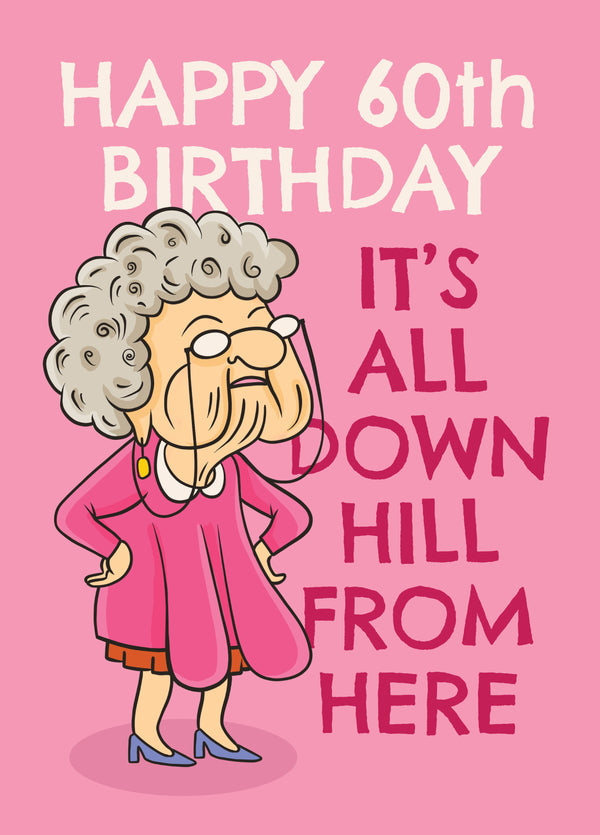 60th Birthday Card