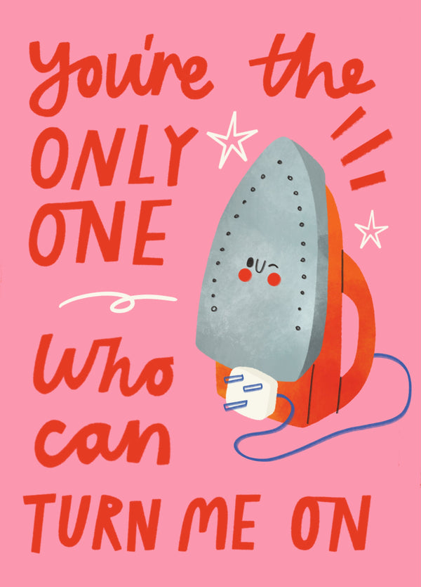 Funny Iron Anniversary Card