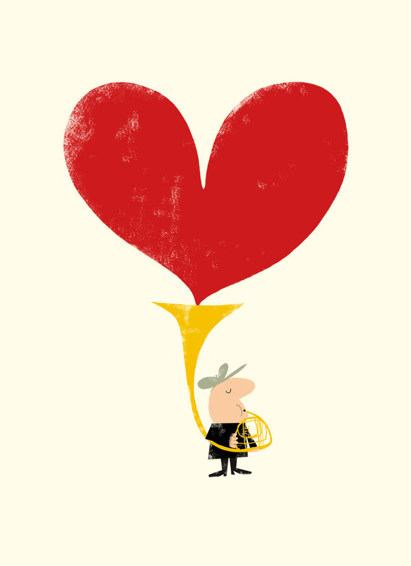 Love Trumpet Card