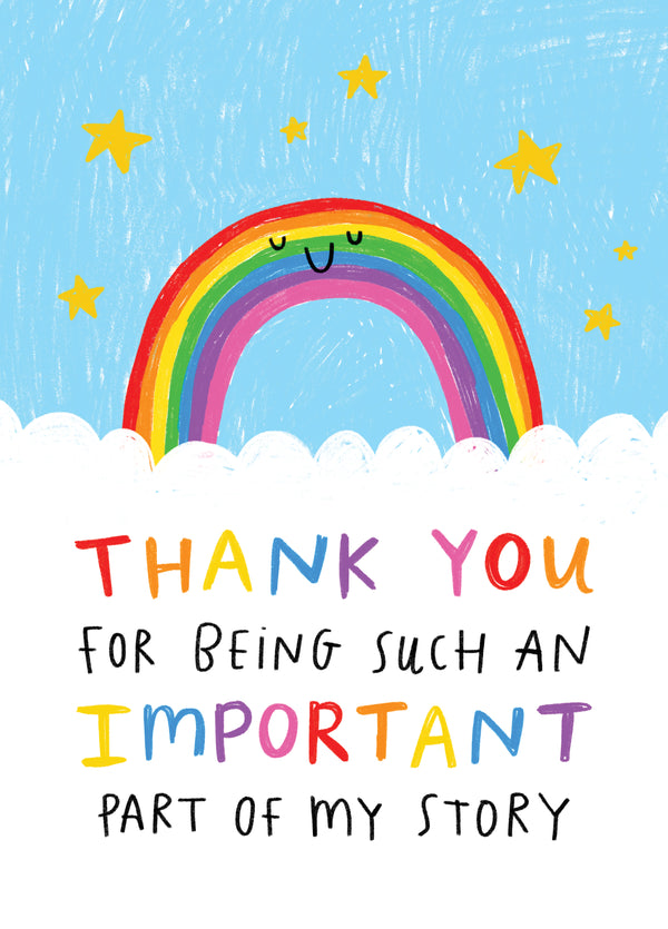 Important Part Of My Story Card