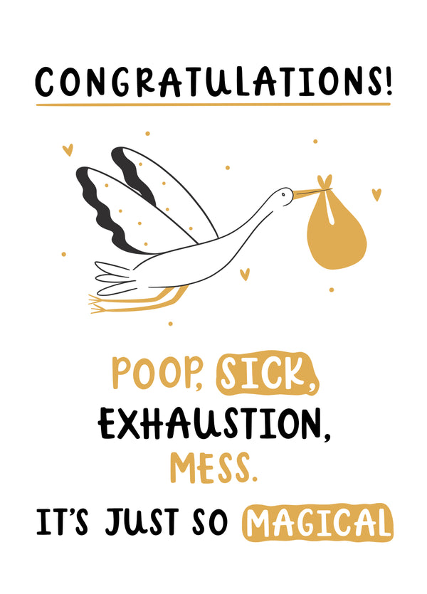 Magical New Baby Card