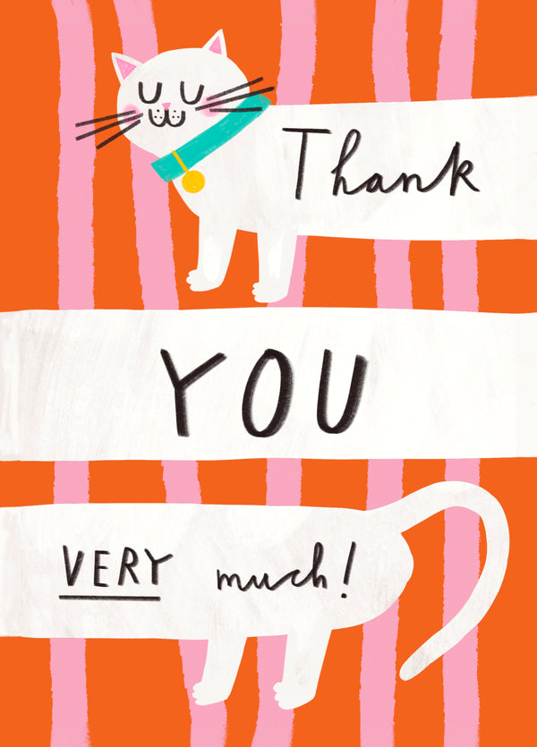 Feline Thankful Card