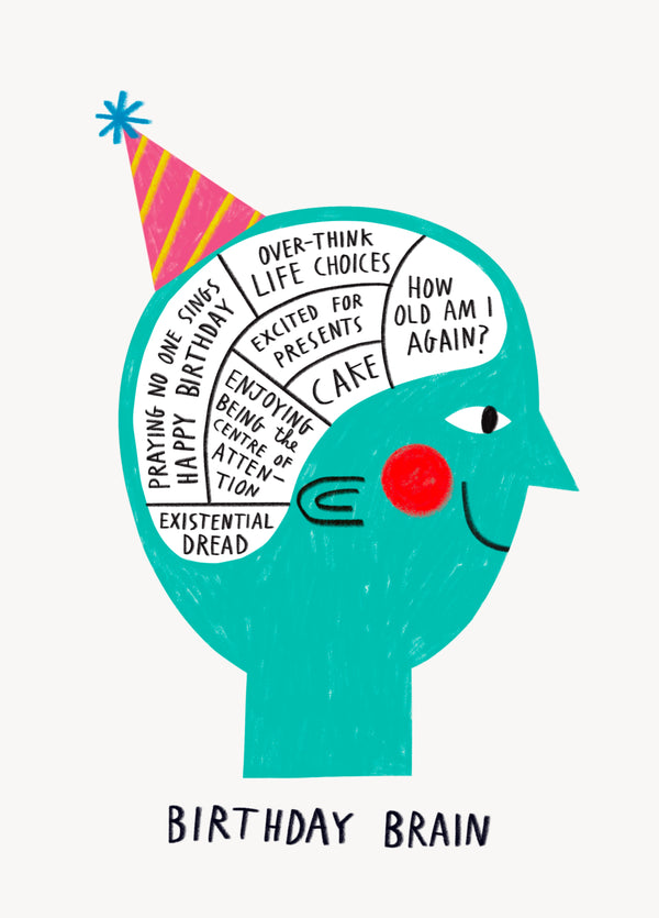 Birthday Brain Card