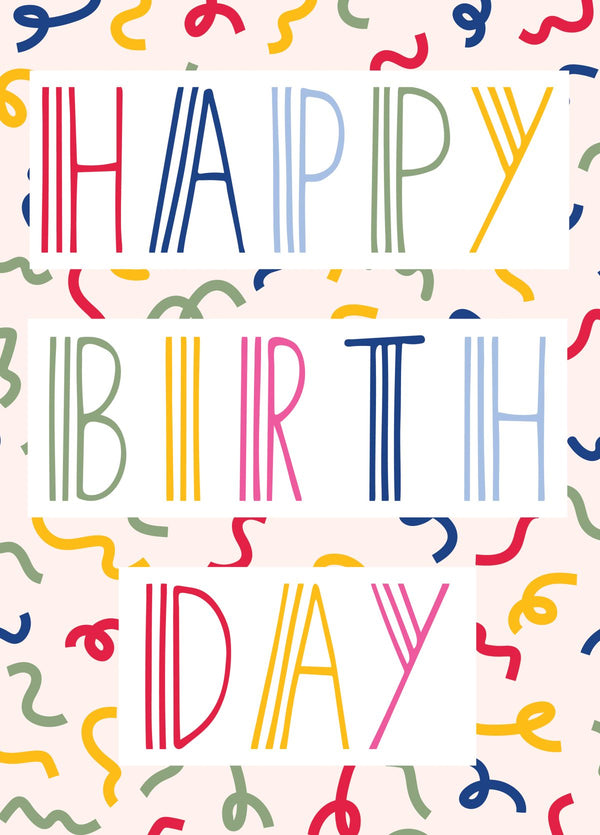 Happy Birthday Party Card