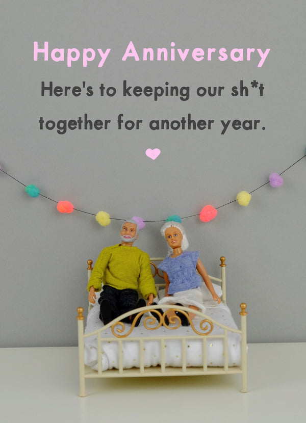 Here's To Keeping Our Shit Together Card