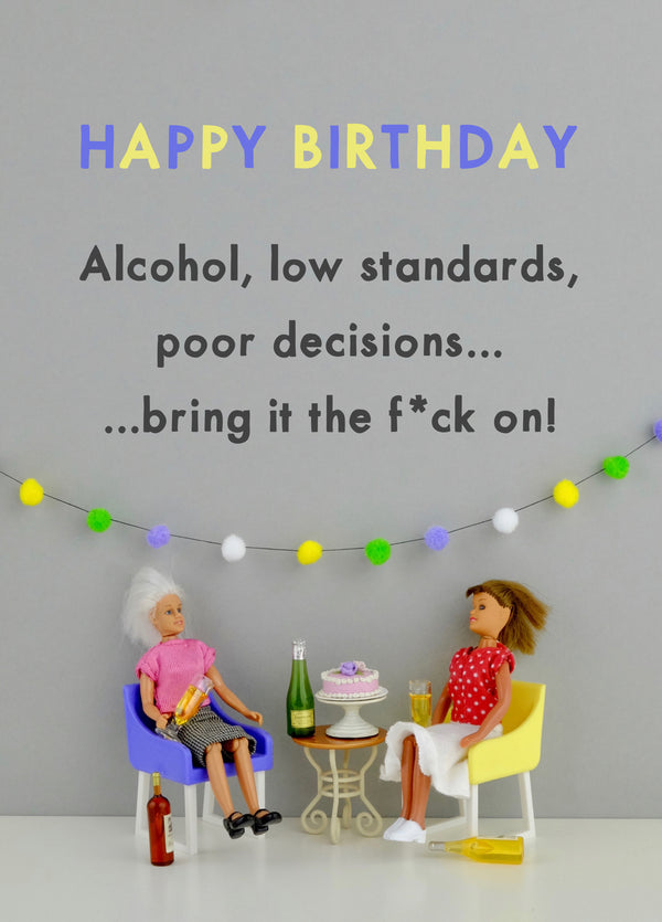 Bring It The Fuck On Birthday Card