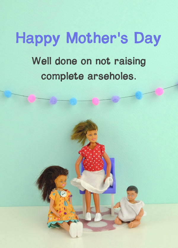 Raising Complete Arseholes Card