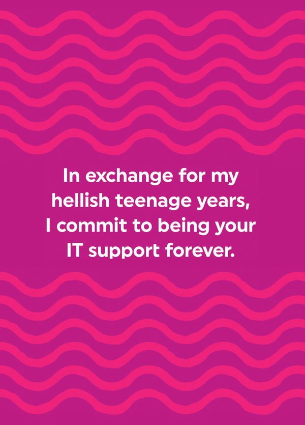 IT Support Card