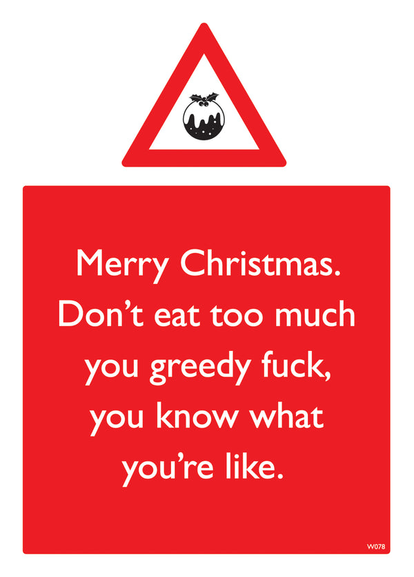 Don't Eat Too Much