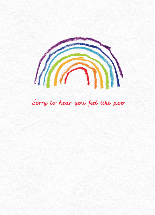 Feel Like Poo Card