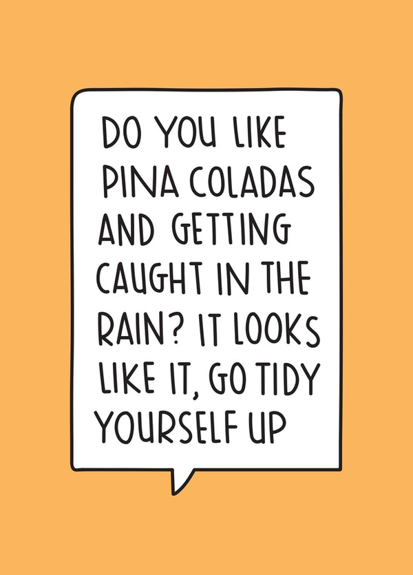 Do You Like Pina Coladas? Card