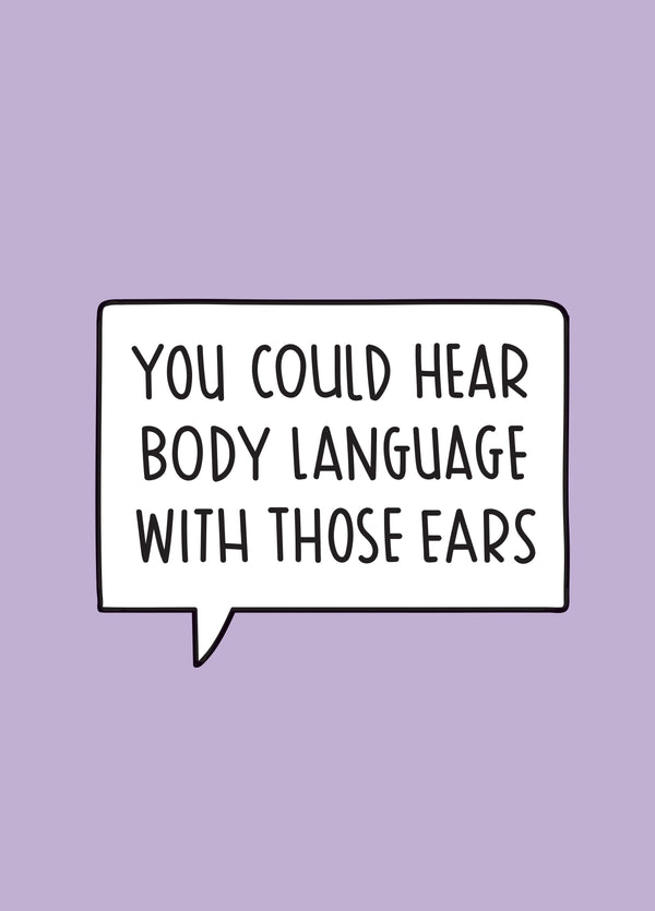 Hello Big Ears Card