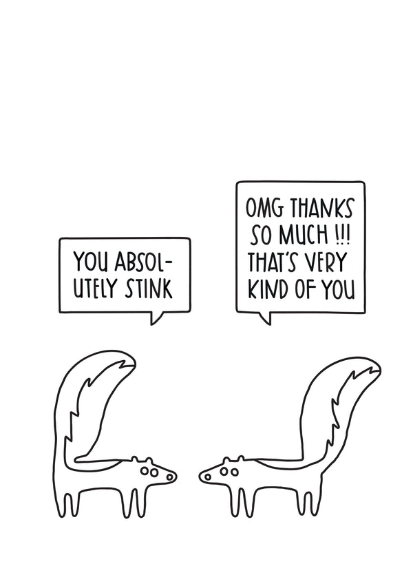 The Skunks Card