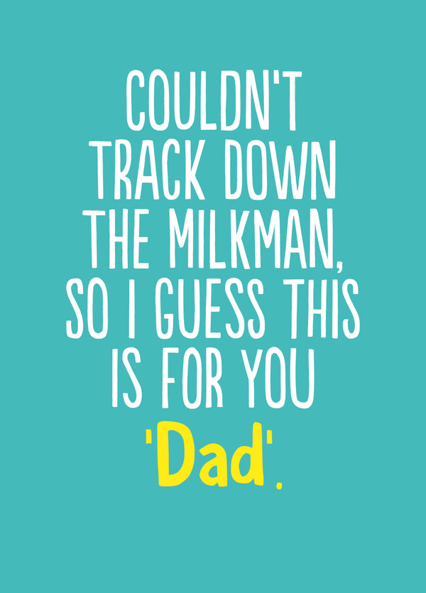 Funny Father's Day Card - 'For You'