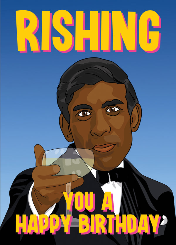 Rishing You A Happy Birthday Card