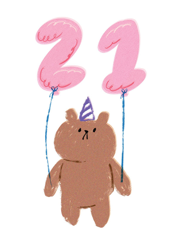 21 Bear Card