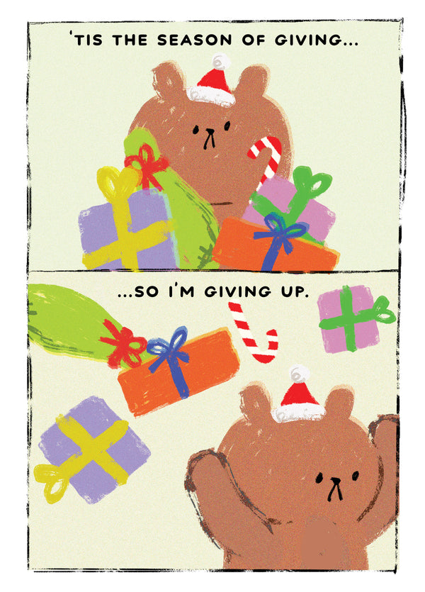 The Season Of Giving Christmas Card