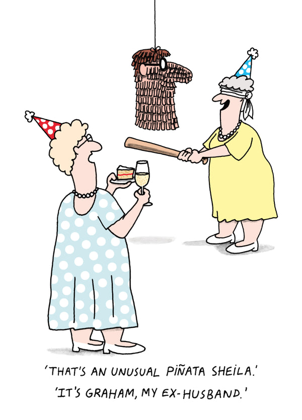 Graham Pinata Card