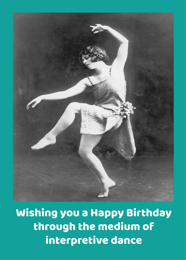 Medium Of Interpretive Dance Card