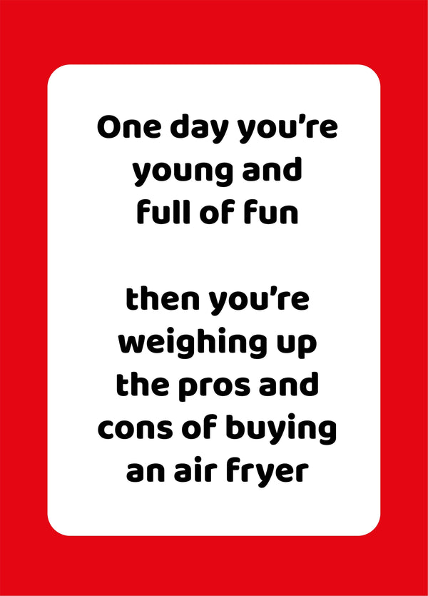 Air Fryer Card