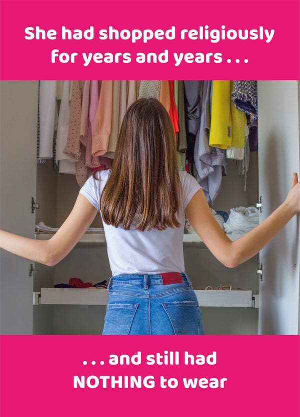 Nothing To Wear Card