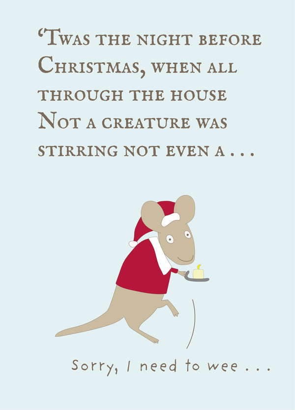 'Twas The Night Before Christmas Card