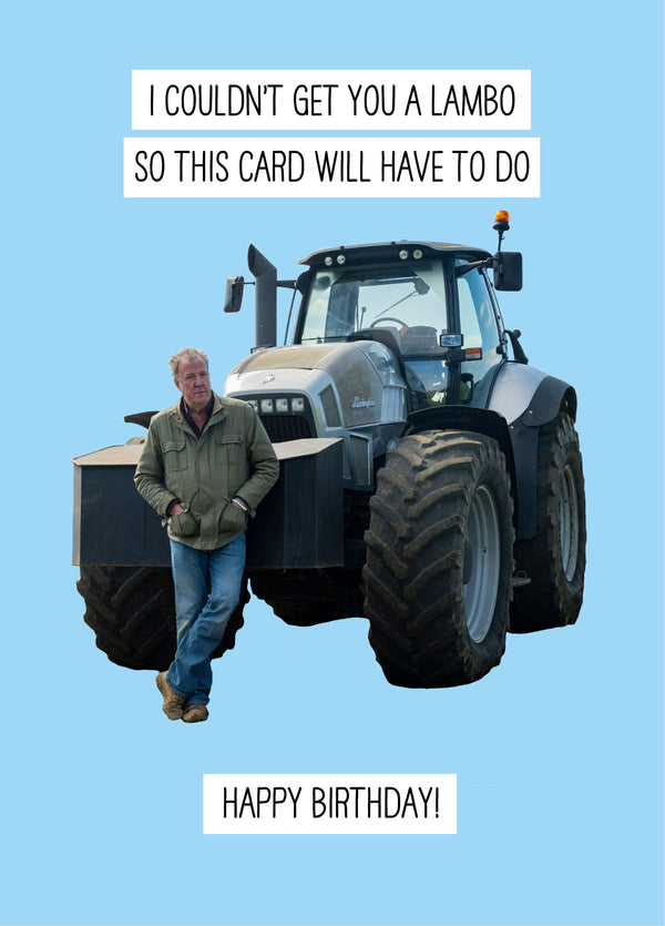 Get You A Lambo Clarkson's Farm Birthday Card