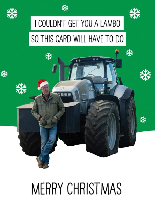 Get You A Lambo Clarkson's Farm Christmas Card