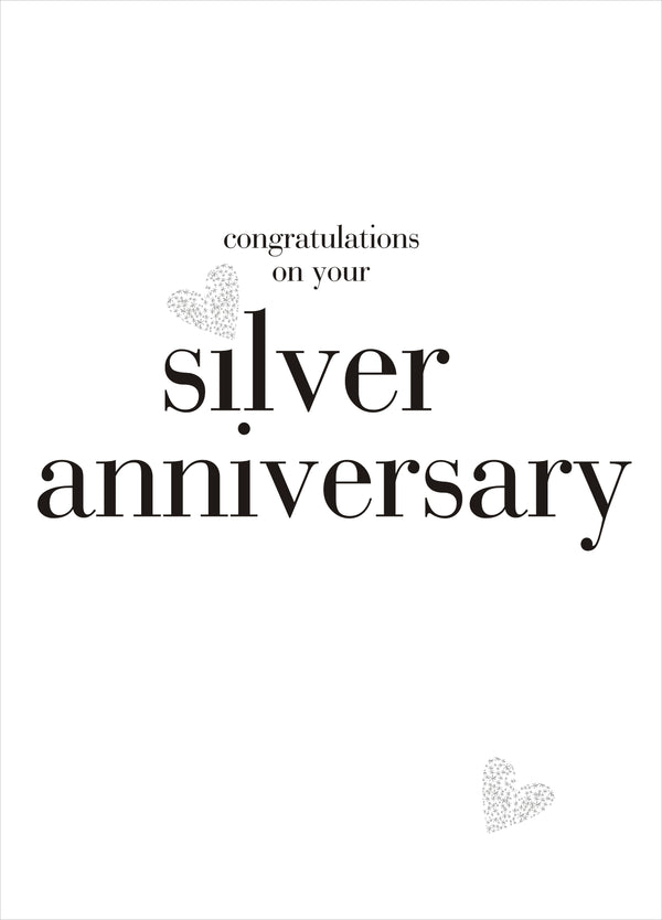 Silver Heart Card