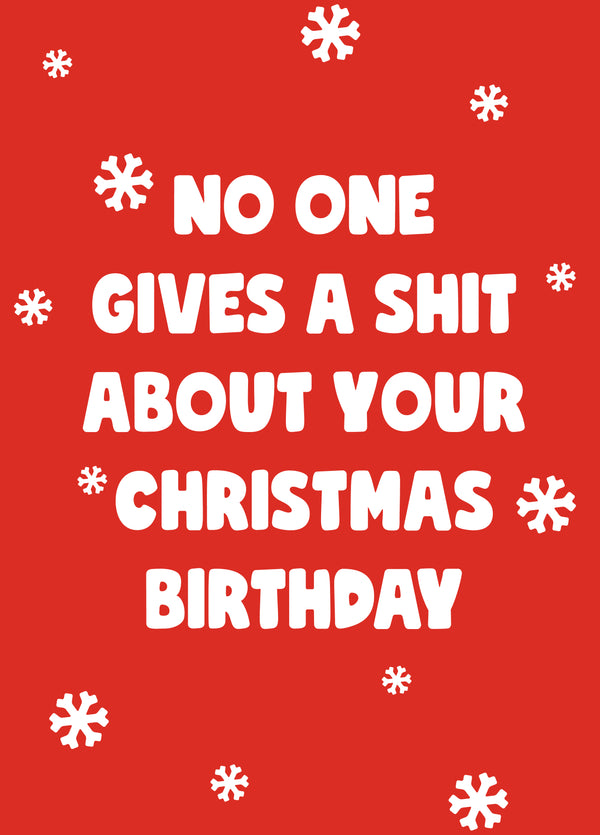 Christmas Birthday Card