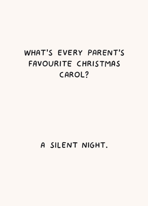 Parents Favourite Carol Card