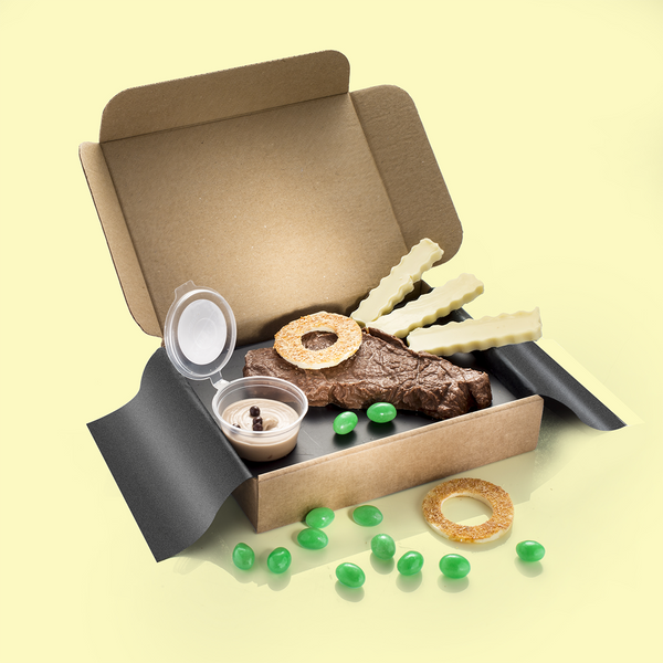 Chocolate Steak and Chips