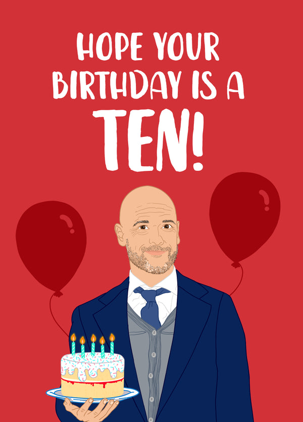 Erik Ten Hag Birthday Card