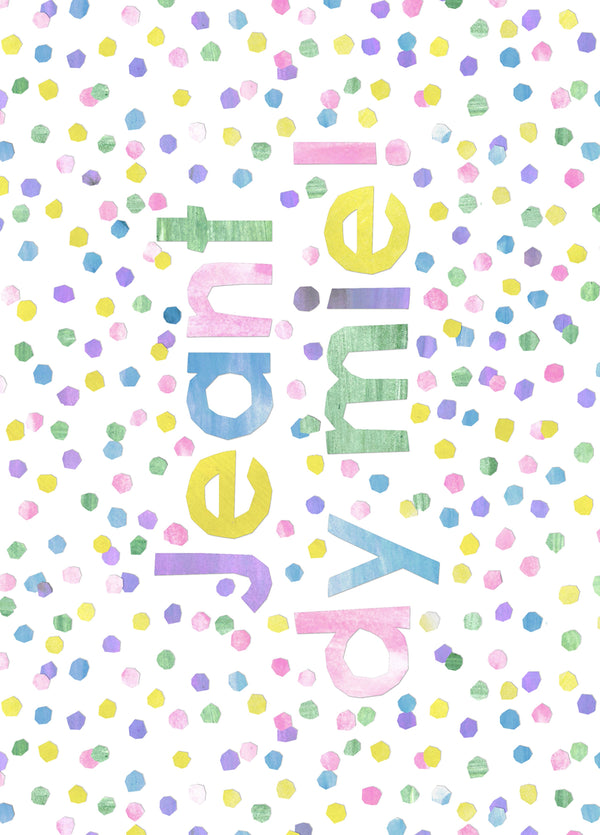 Jeant Dy Mie - Confetti Card