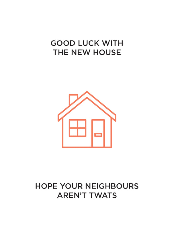 Good Luck With The New House Card