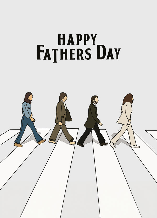 Happy Fathers Day - The Beatles Card