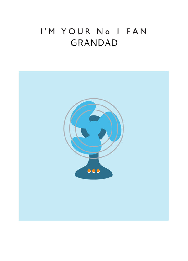 No 1 Fan Grandad Card
