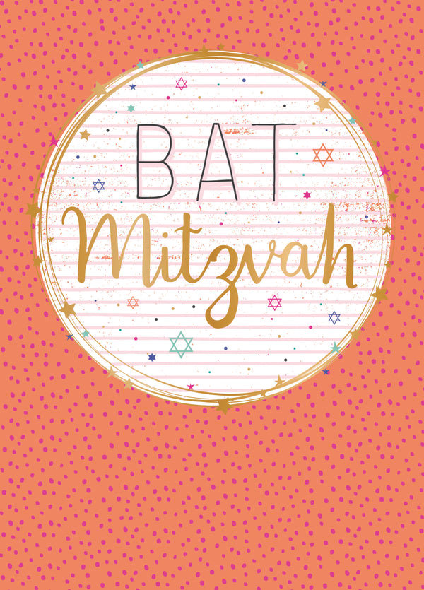 Bat Mitzvah Circle Card