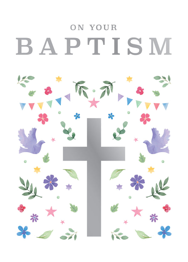 Floral Watercolour Baptism