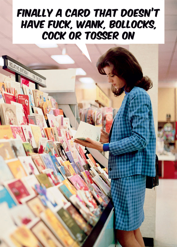 Tosser On Card