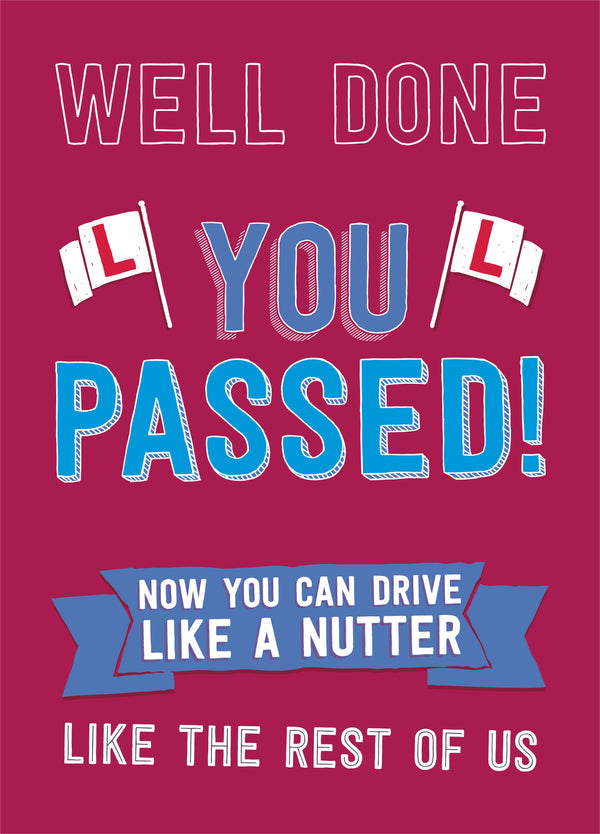 Like A Nutter Card