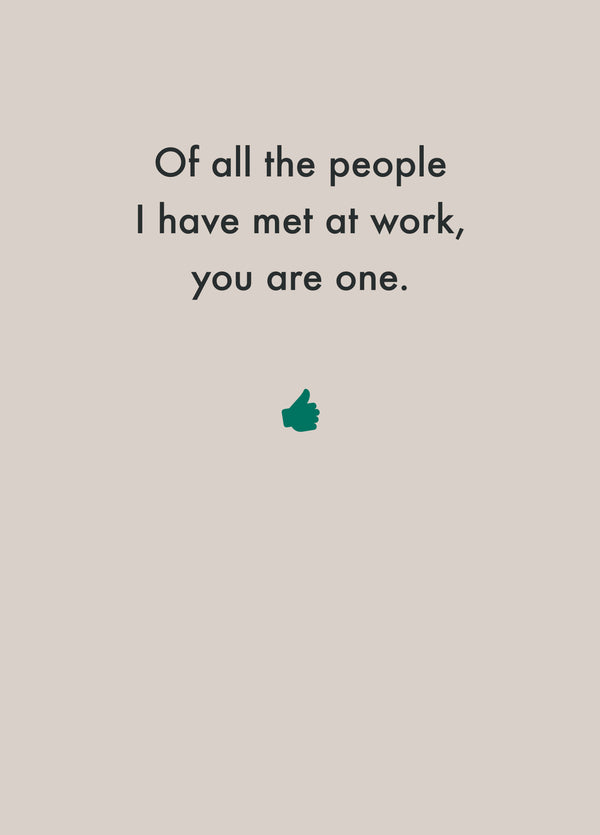 People At Work Card