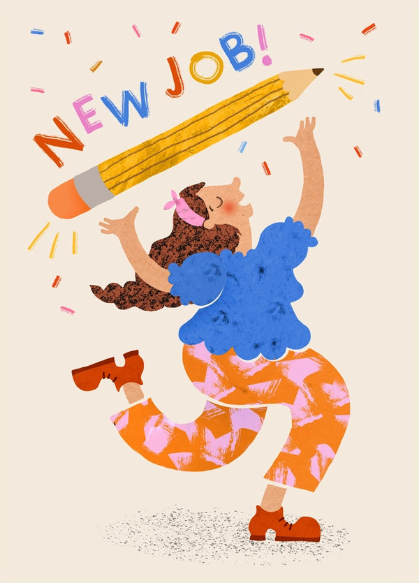 New Job Dance Greeting Card