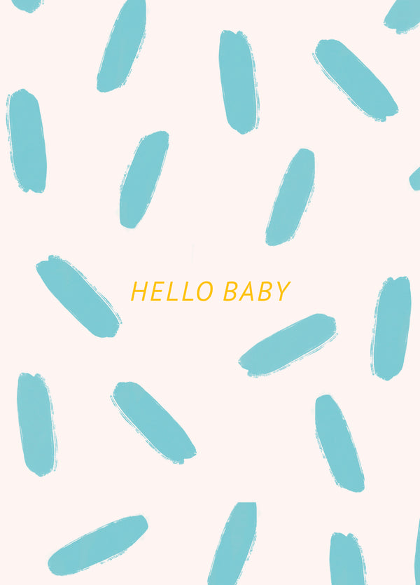 For Him Hello Baby Card