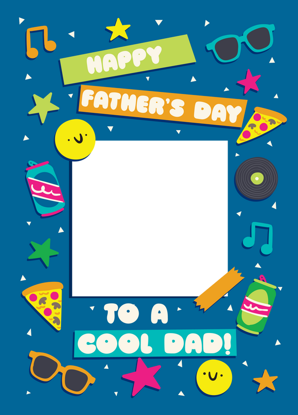 Cool Icons Frame Photo Card