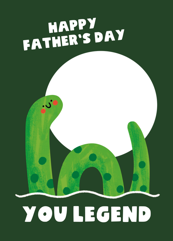 Father's Day Legend Photo Card