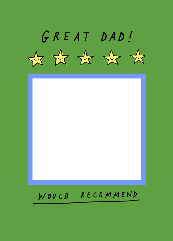 Great Dad Photo Card