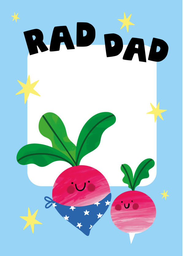 Rad Dad Photo Card